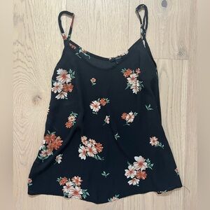 FREE with purchase. Forever 21 Black Floral Camisole